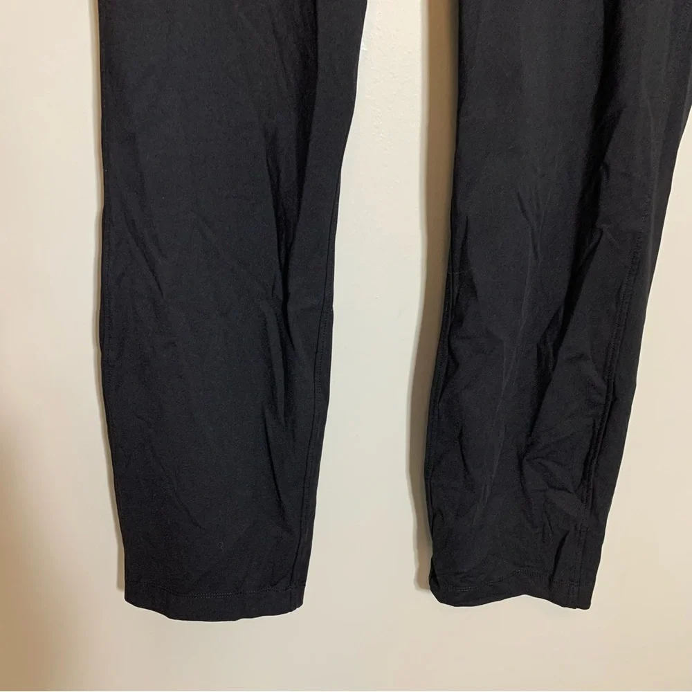 CRZ Yoga‎ black pull on elastic waist straight leg drawstring athletic pants